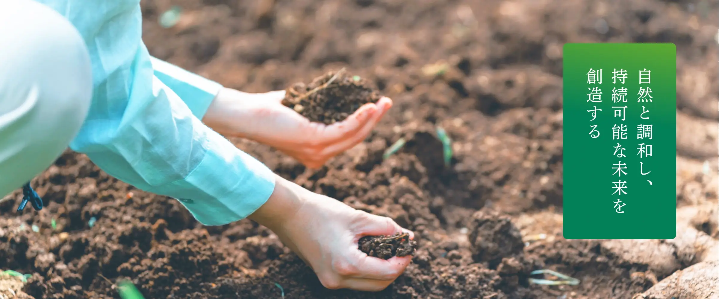 自然と調和し、持続可能な未来を創造する