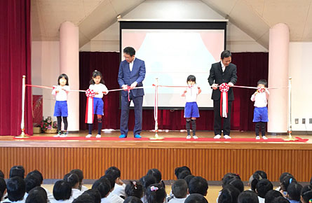 清瀬富士見幼稚園でのセレモニー